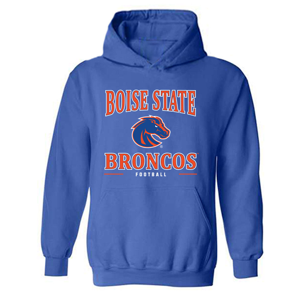 Boise State - NCAA Football : Kyle Hall - Classic Shersey Hooded Sweatshirt-0