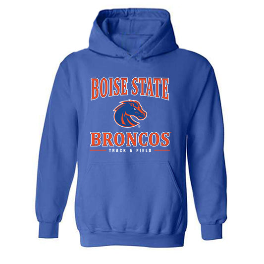 Boise State - NCAA Women's Track & Field : Emily Stefan - Classic Shersey Hooded Sweatshirt-0