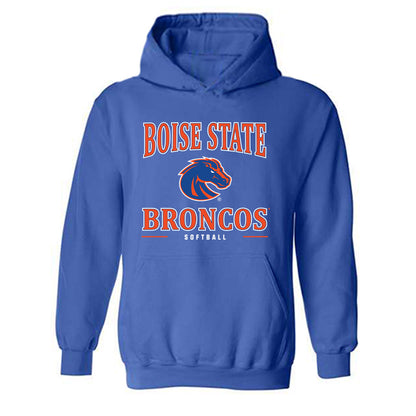 Boise State - NCAA Softball : Rustie Riley - Classic Shersey Hooded Sweatshirt-0