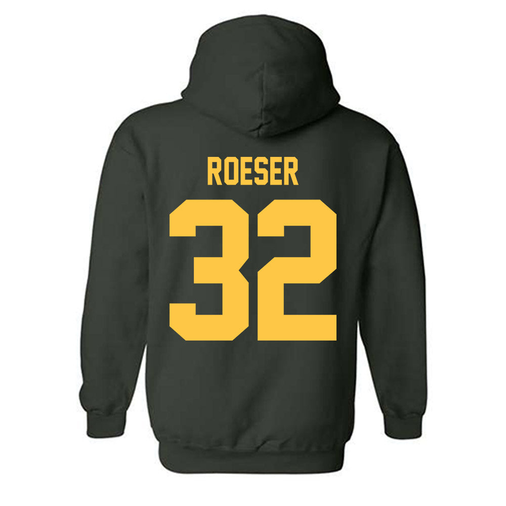 Wayne State - NCAA Baseball : Rhett Roeser - Classic Shersey Hooded Sweatshirt-1