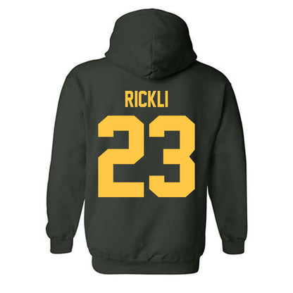 Wayne State - NCAA Women's Basketball : Aj Rickli - Classic Shersey Hooded Sweatshirt-1