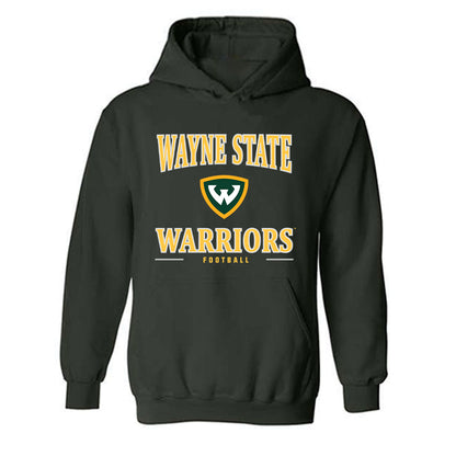 Wayne State - NCAA Football : Donovan Isaac - Classic Shersey Hooded Sweatshirt-0