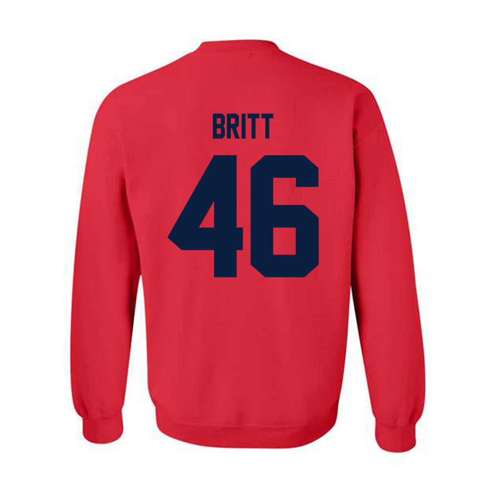 St. Johns - NCAA Baseball : Sean Britt - Classic Shersey Crewneck Sweatshirt-1