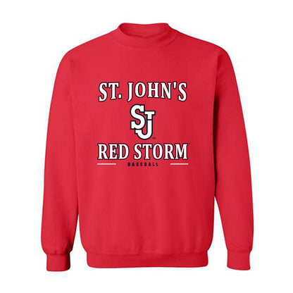 St. Johns - NCAA Baseball : David Rodriguez - Classic Shersey Crewneck Sweatshirt-0