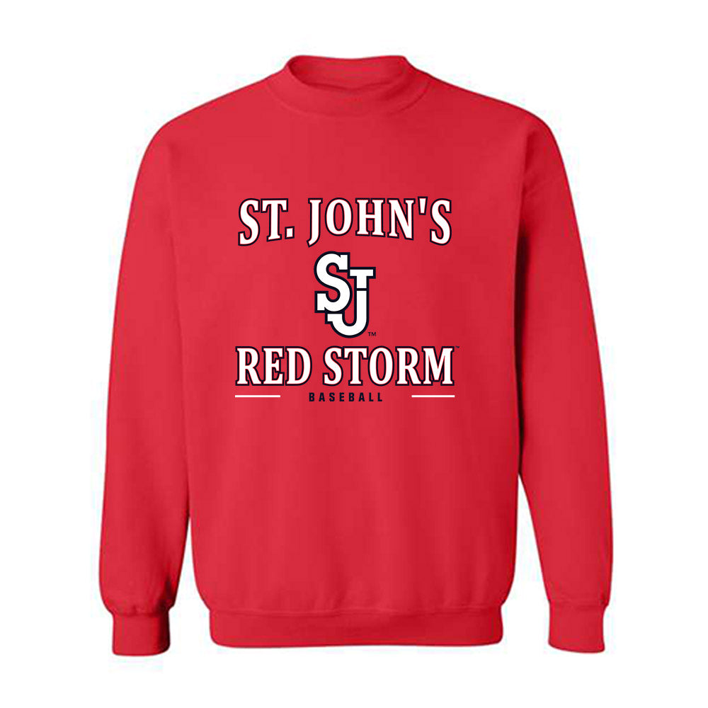 St. Johns - NCAA Baseball : Chaz Wright - Classic Shersey Crewneck Sweatshirt-0