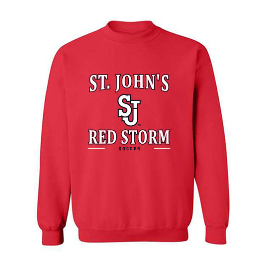 St. Johns - NCAA Men's Soccer : Cayden Walton - Classic Shersey Crewneck Sweatshirt-0
