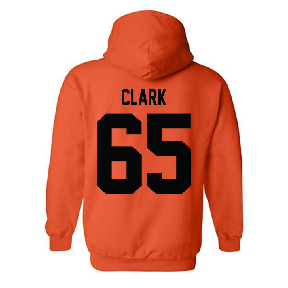 Campbell - NCAA Football : Hunter Clark - Classic Shersey Hooded Sweatshirt-1