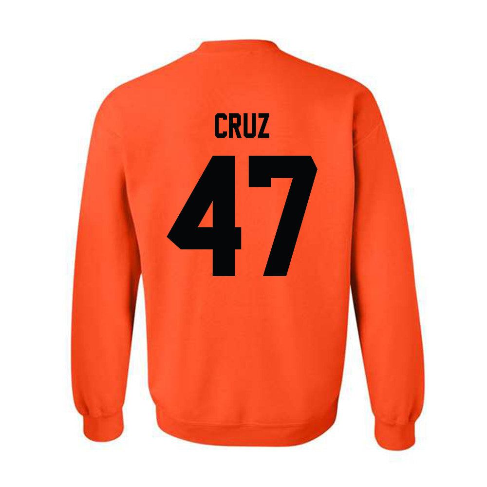 Campbell - NCAA Baseball : Gabriel Cruz - Classic Shersey Crewneck Sweatshirt-1