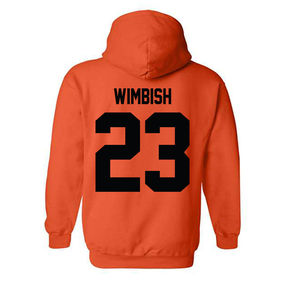 Campbell - NCAA Baseball : Camden Wimbish - Classic Shersey Hooded Sweatshirt-1