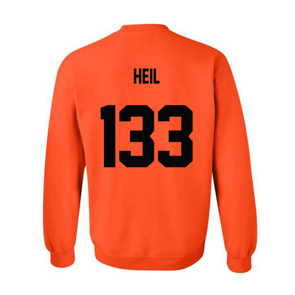 Campbell - NCAA Wrestling : Logan Heil - Classic Shersey Crewneck Sweatshirt-1