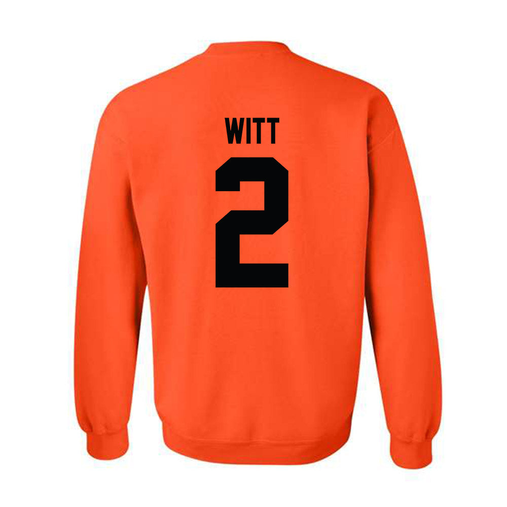 Campbell - NCAA Women's Lacrosse : Claire Witt - Classic Shersey Crewneck Sweatshirt-1