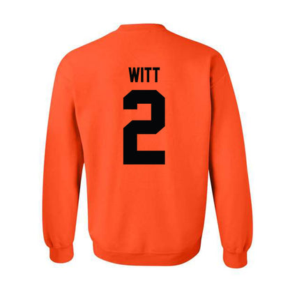 Campbell - NCAA Women's Lacrosse : Claire Witt - Classic Shersey Crewneck Sweatshirt-1