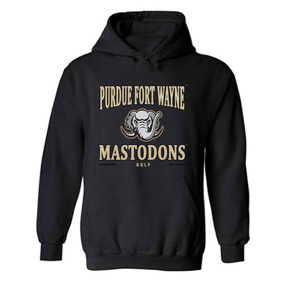 PFW - NCAA Men's Golf : Caden Baker - Classic Shersey Hooded Sweatshirt-0