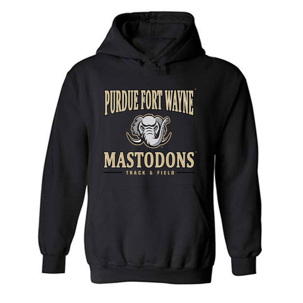 PFW - NCAA Men's Track & Field : Hunter Crew - Classic Shersey Hooded Sweatshirt-0