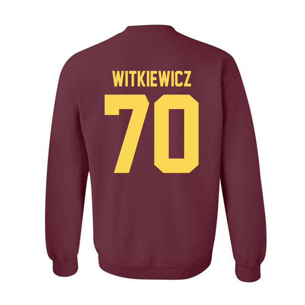 NSU - NCAA Football : Edward Witkiewicz - Classic Shersey Crewneck Sweatshirt-1