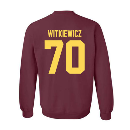 NSU - NCAA Football : Edward Witkiewicz - Classic Shersey Crewneck Sweatshirt-1