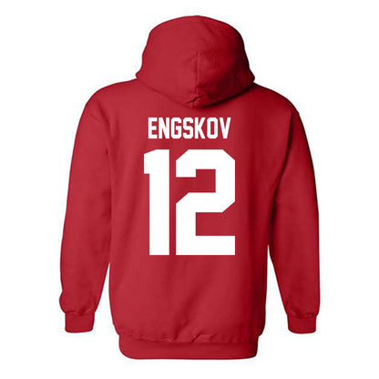Arkansas State - NCAA Baseball : Patrick Engskov - Classic Shersey Hooded Sweatshirt-1