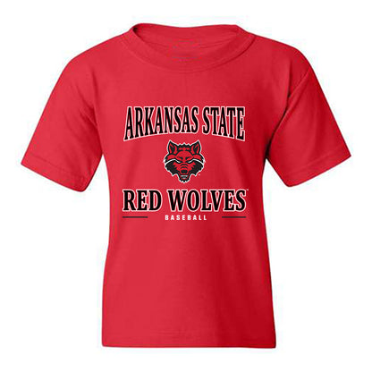 Arkansas State - NCAA Baseball : Adam Wade - Classic Shersey Youth T-Shirt-0