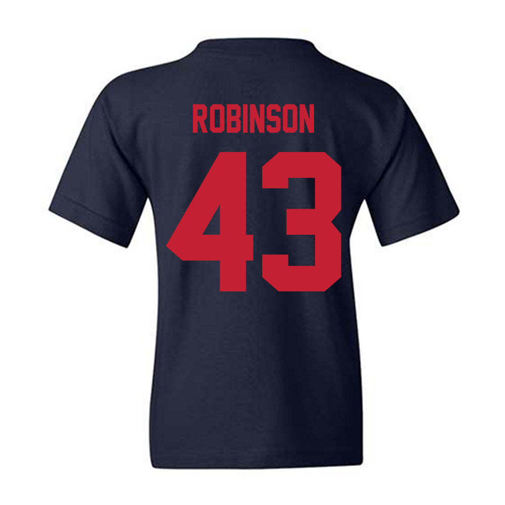 FAU - NCAA Baseball : Dalton Robinson - Classic Shersey Youth T-Shirt-1