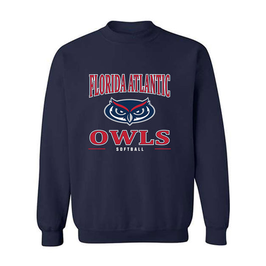 FAU - NCAA Softball : Jesiana Mora - Classic Shersey Crewneck Sweatshirt-0