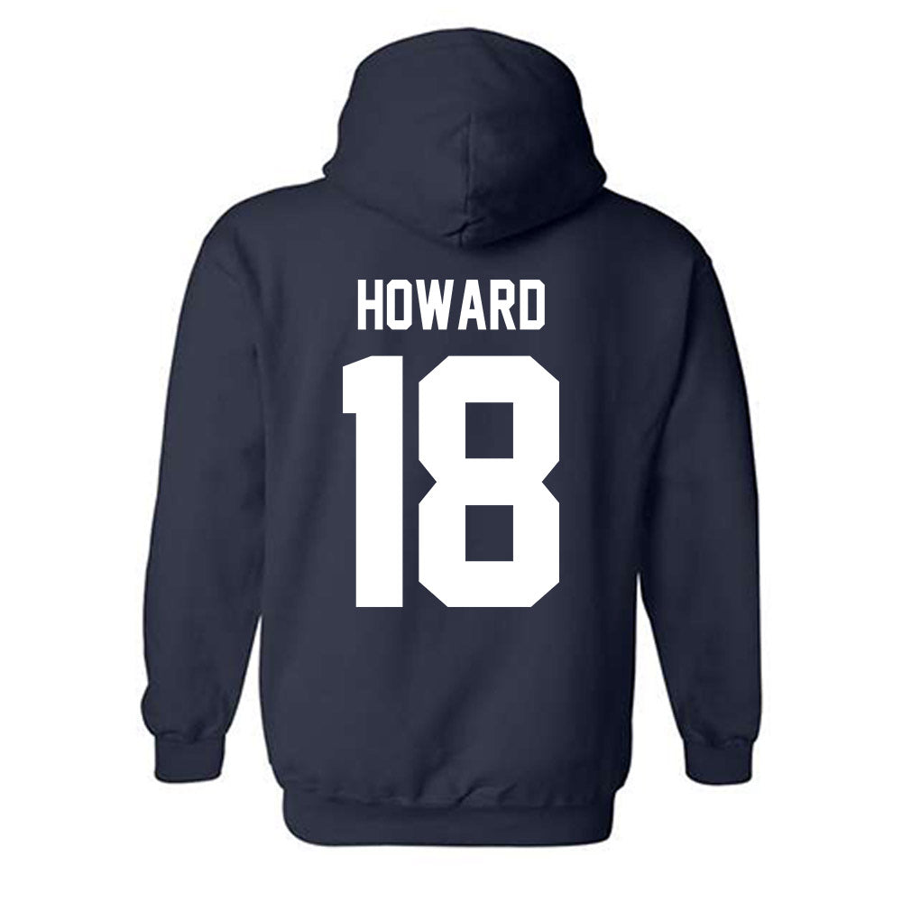 Longwood - NCAA Baseball : Jon Howard - Classic Shersey Hooded Sweatshirt-1