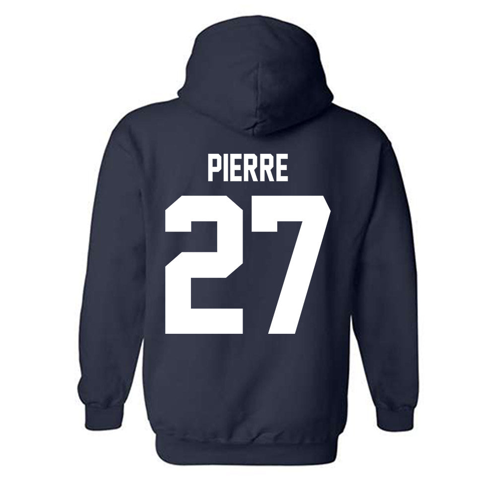 Longwood - NCAA Men's Soccer : Ron-Elijah Pierre - Classic Shersey Hooded Sweatshirt-1