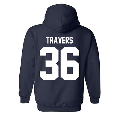 Longwood - NCAA Baseball : Callen Travers - Classic Shersey Hooded Sweatshirt-1