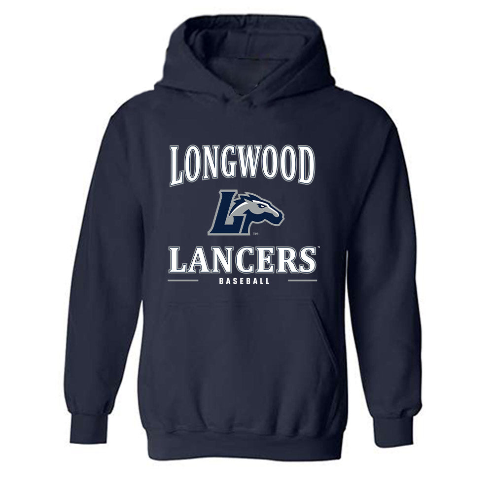 Longwood - NCAA Baseball : Callen Travers - Classic Shersey Hooded Sweatshirt-0