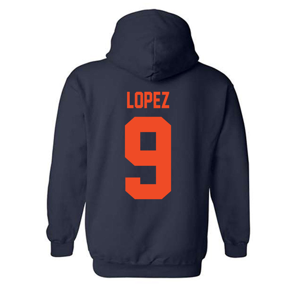 Syracuse - NCAA Softball : Madelyn Lopez - Classic Shersey Hooded Sweatshirt-1