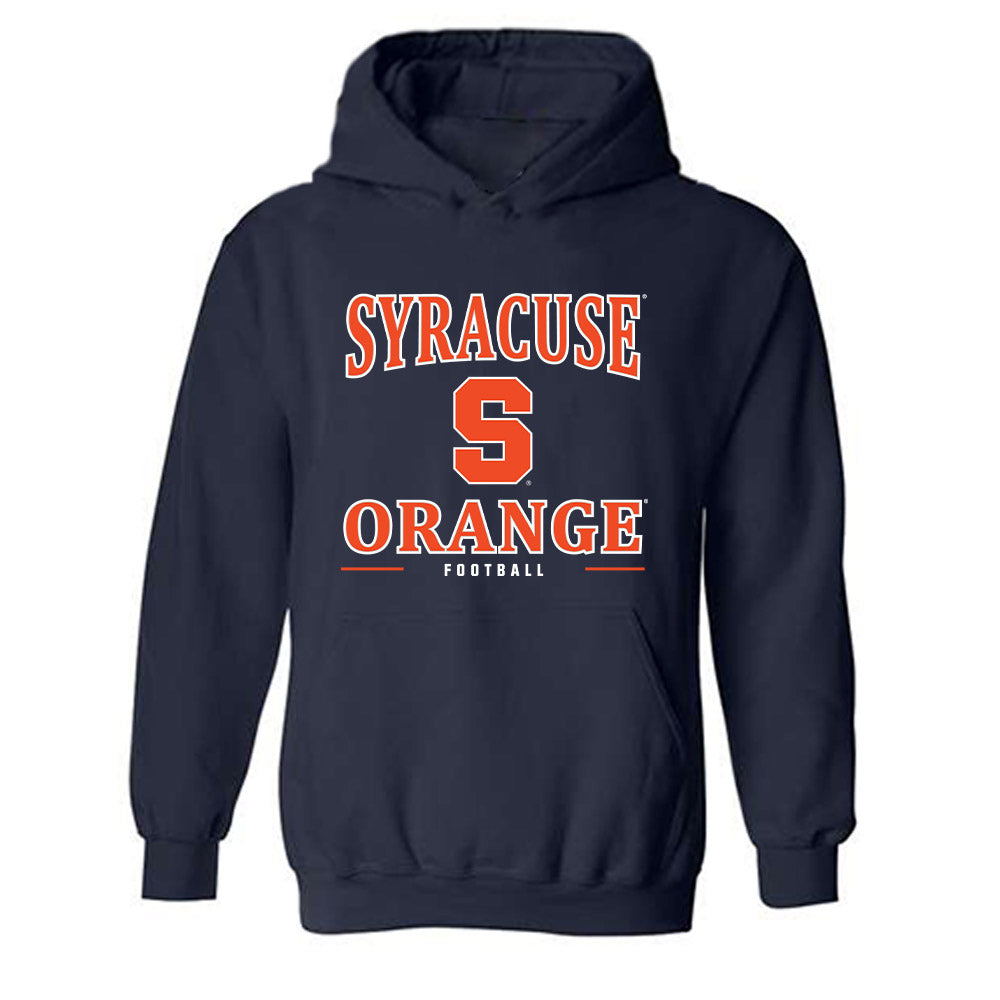 Syracuse - NCAA Football : Jayden Mann - Classic Shersey Hooded Sweatshirt-0