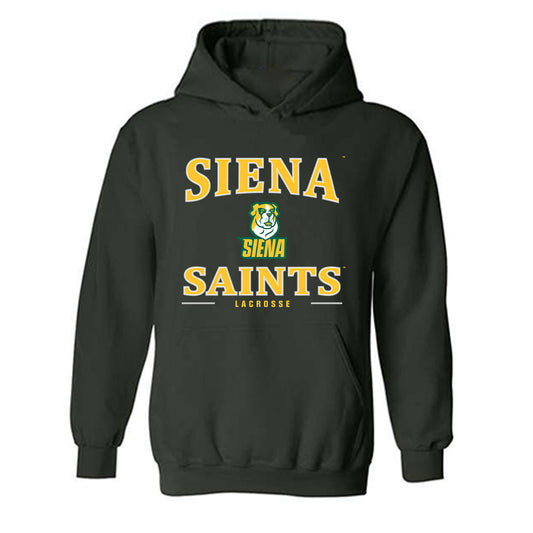 Siena - NCAA Women's Lacrosse : Mary Koster - Classic Shersey Hooded Sweatshirt-0