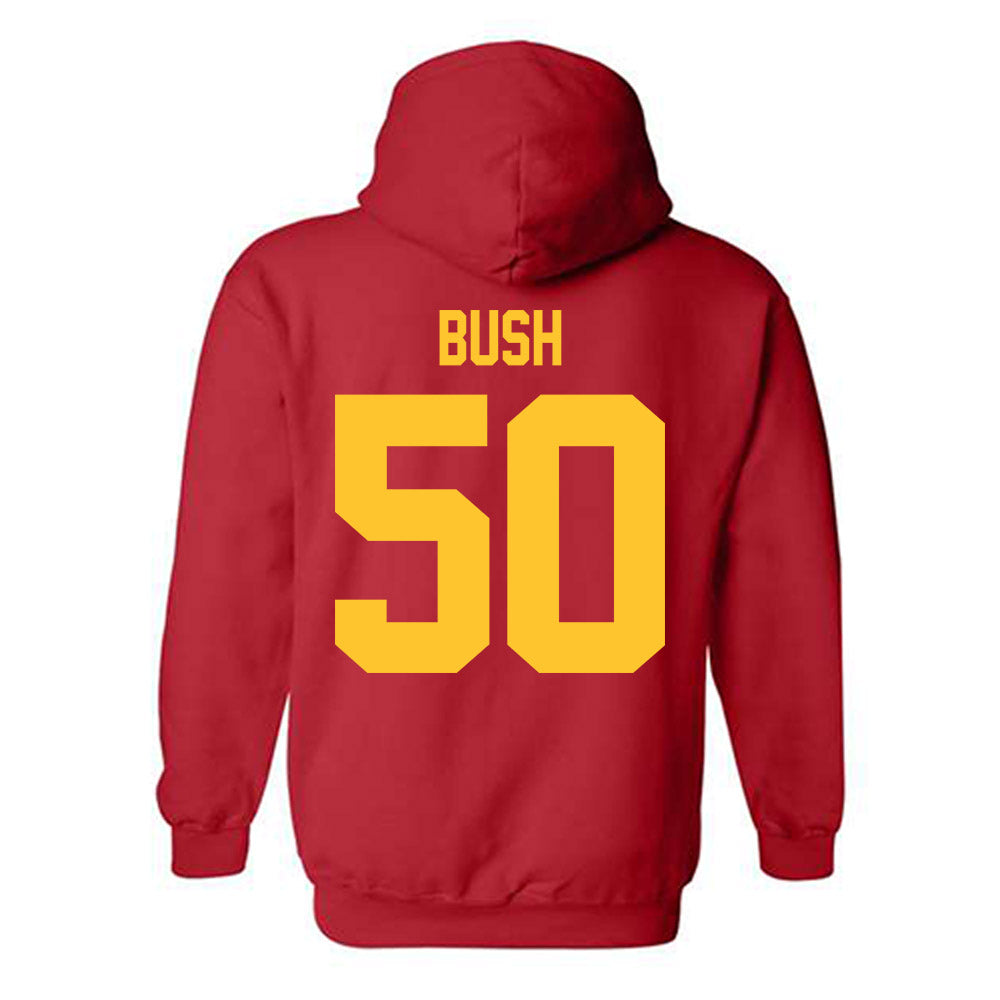 Ferris State - NCAA Football : Michael Bush - Classic Shersey Hooded Sweatshirt-1