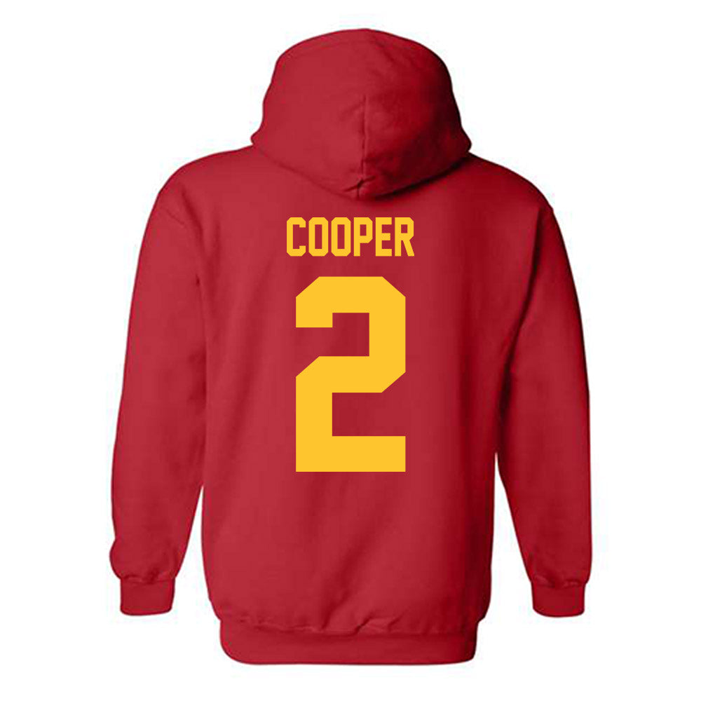 Ferris State - NCAA Men's Basketball : Jaylin Cooper - Classic Shersey Hooded Sweatshirt-1