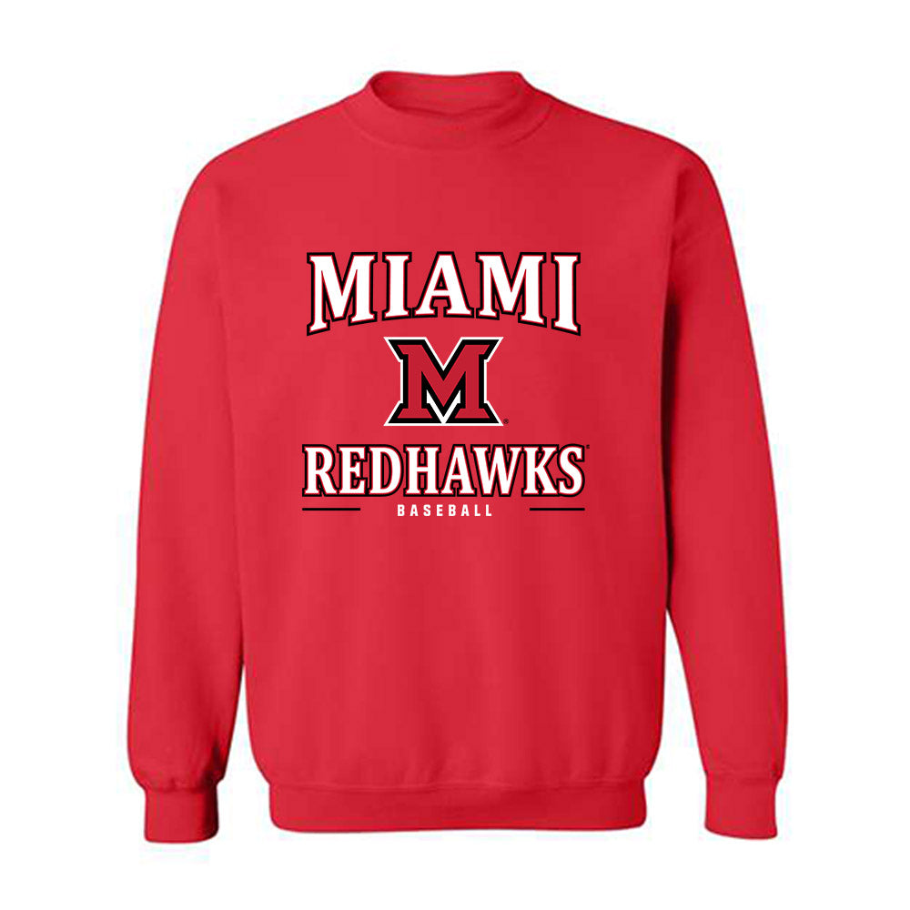 Miami of Ohio - NCAA Baseball : Jared Eisiminger - Classic Shersey Crewneck Sweatshirt-0