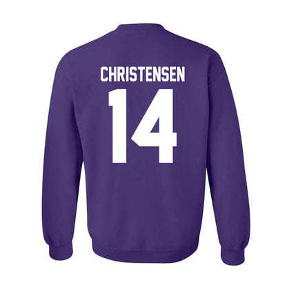 Tarleton State - NCAA Baseball : Rowan Christensen - Classic Shersey Crewneck Sweatshirt-1