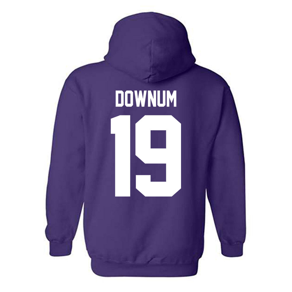 Tarleton State - NCAA Baseball : Ethan Downum - Classic Shersey Hooded Sweatshirt-1