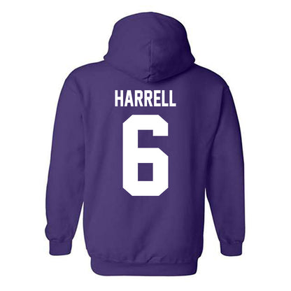 Tarleton State - NCAA Football : Ajai Harrell - Classic Shersey Hooded Sweatshirt-1