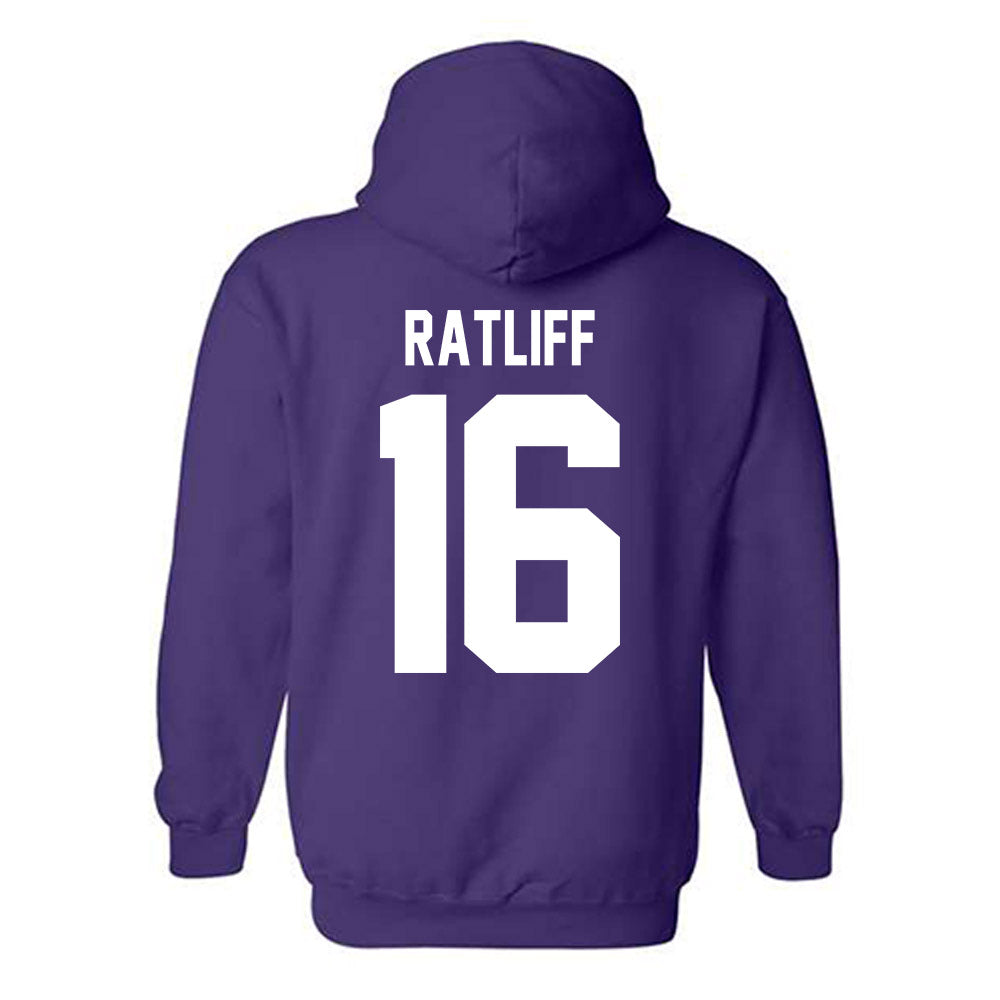 Tarleton State - NCAA Beach Volleyball : Ryder Ratliff - Classic Shersey Hooded Sweatshirt-1