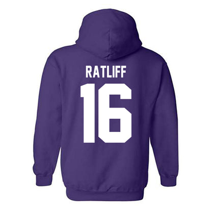 Tarleton State - NCAA Beach Volleyball : Ryder Ratliff - Classic Shersey Hooded Sweatshirt-1