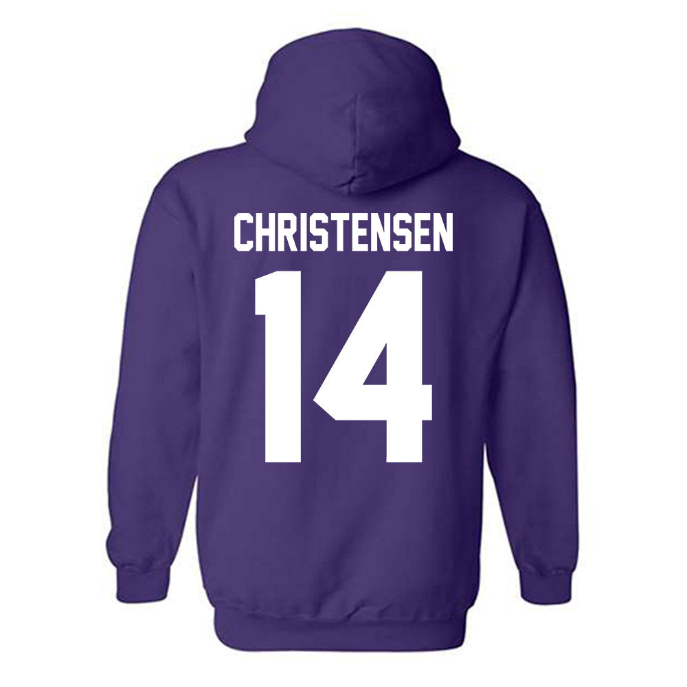 Tarleton State - NCAA Baseball : Rowan Christensen - Classic Shersey Hooded Sweatshirt-1