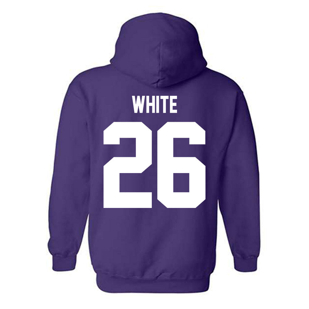 Tarleton State - NCAA Women's Soccer : Sydney White - Classic Shersey Hooded Sweatshirt-1