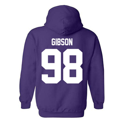 Tarleton State - NCAA Football : Maasai Gibson - Classic Shersey Hooded Sweatshirt-1