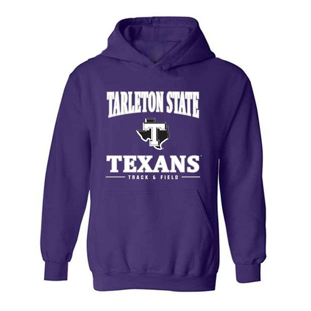 Tarleton State - NCAA Women's Track & Field : Veronica Duran - Classic Shersey Hooded Sweatshirt-0
