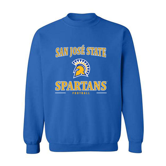 SJSU - NCAA Football : Trajan Sinatra - Classic Shersey Crewneck Sweatshirt-0