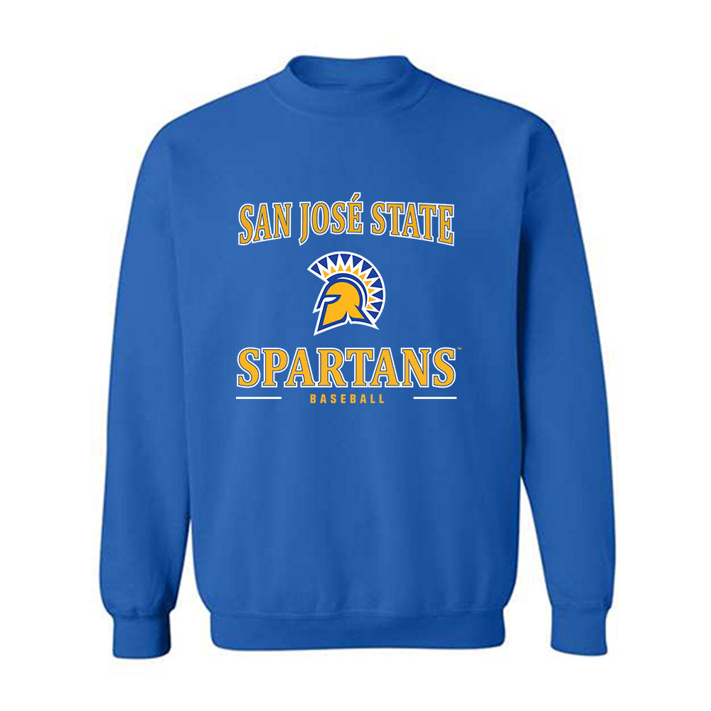 SJSU - NCAA Baseball : Landon Marchetti - Classic Shersey Crewneck Sweatshirt-0