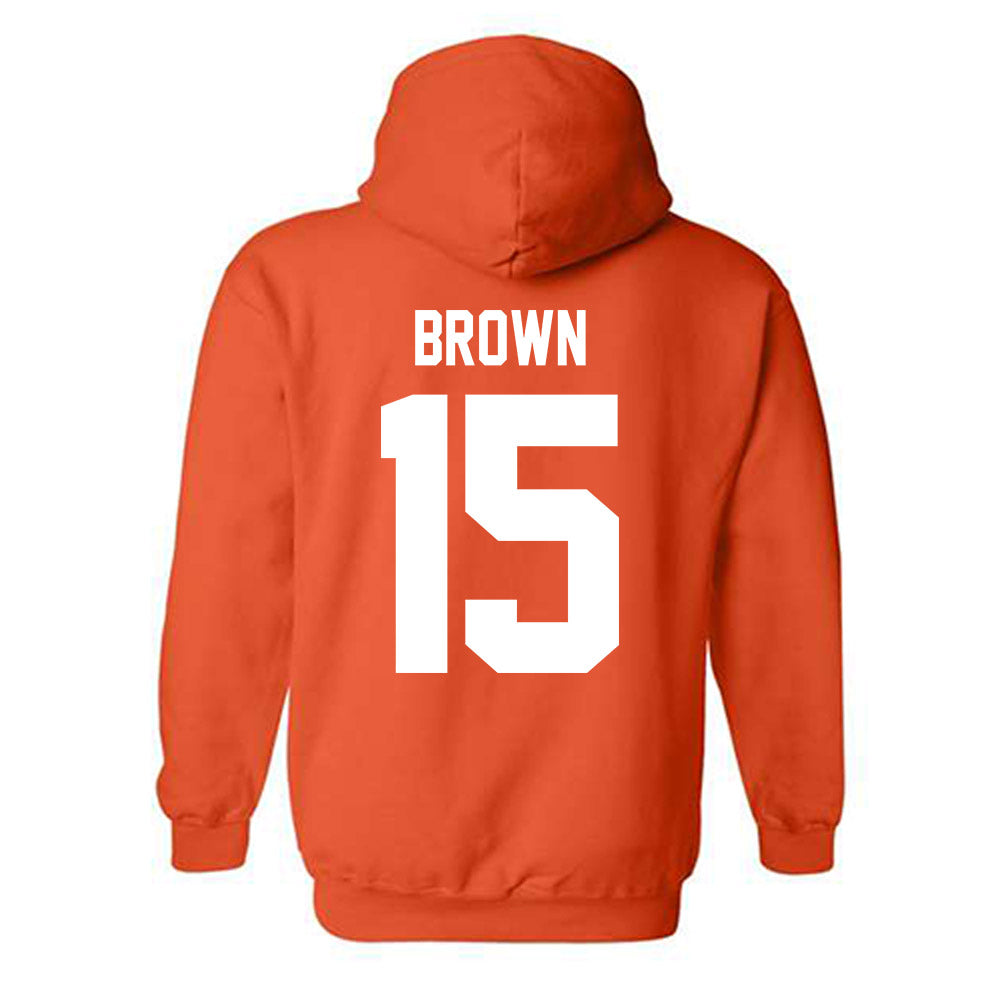 BGSU - NCAA Baseball : Jaxon Brown - Classic Shersey Hooded Sweatshirt-1