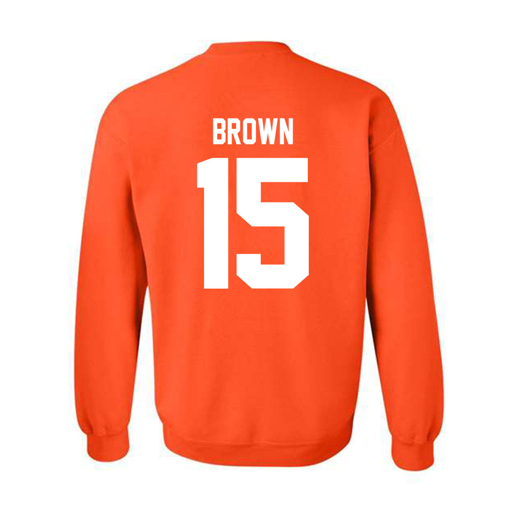 BGSU - NCAA Baseball : Jaxon Brown - Classic Shersey Crewneck Sweatshirt-1