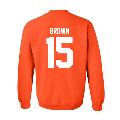 BGSU - NCAA Baseball : Jaxon Brown - Classic Shersey Crewneck Sweatshirt-1