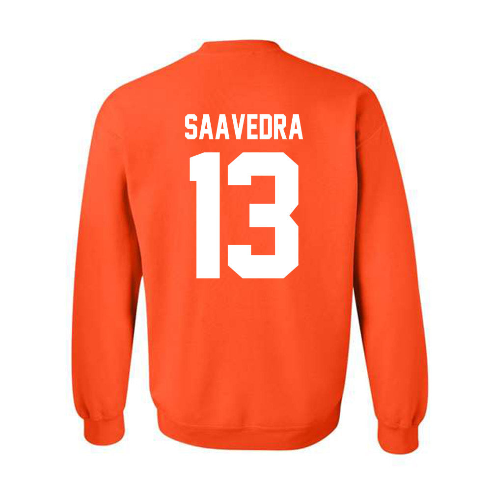 BGSU - NCAA Baseball : Jaden Saavedra - Classic Shersey Crewneck Sweatshirt-1
