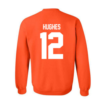 BGSU - NCAA Baseball : John Hughes - Classic Shersey Crewneck Sweatshirt-1